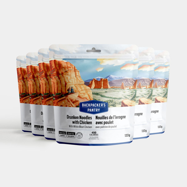 Drunken Noodles with Chicken - Single Serve (6 Units)
